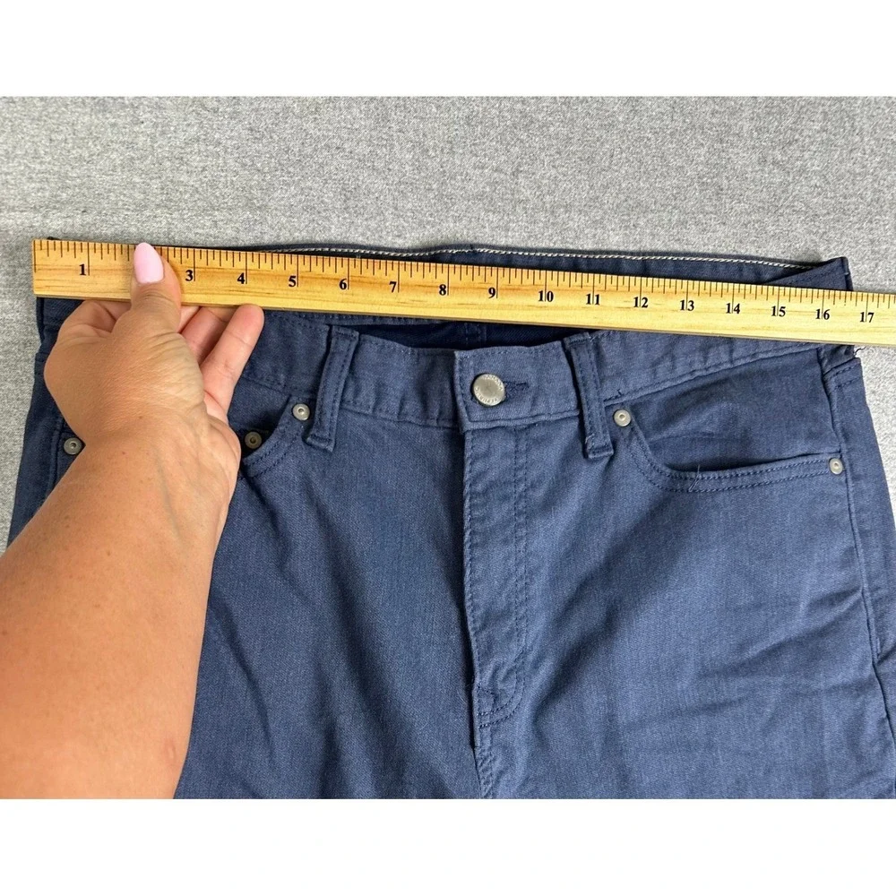 Banana Republic Travel Jean‎ Mens 33x30 Blue Heather Athletic Fit Commuter Pants